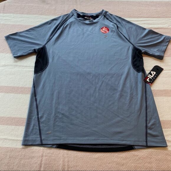 Fila Sport Men’s Trudry Fitted Crew Neck Shirt - Picture 1 of 9